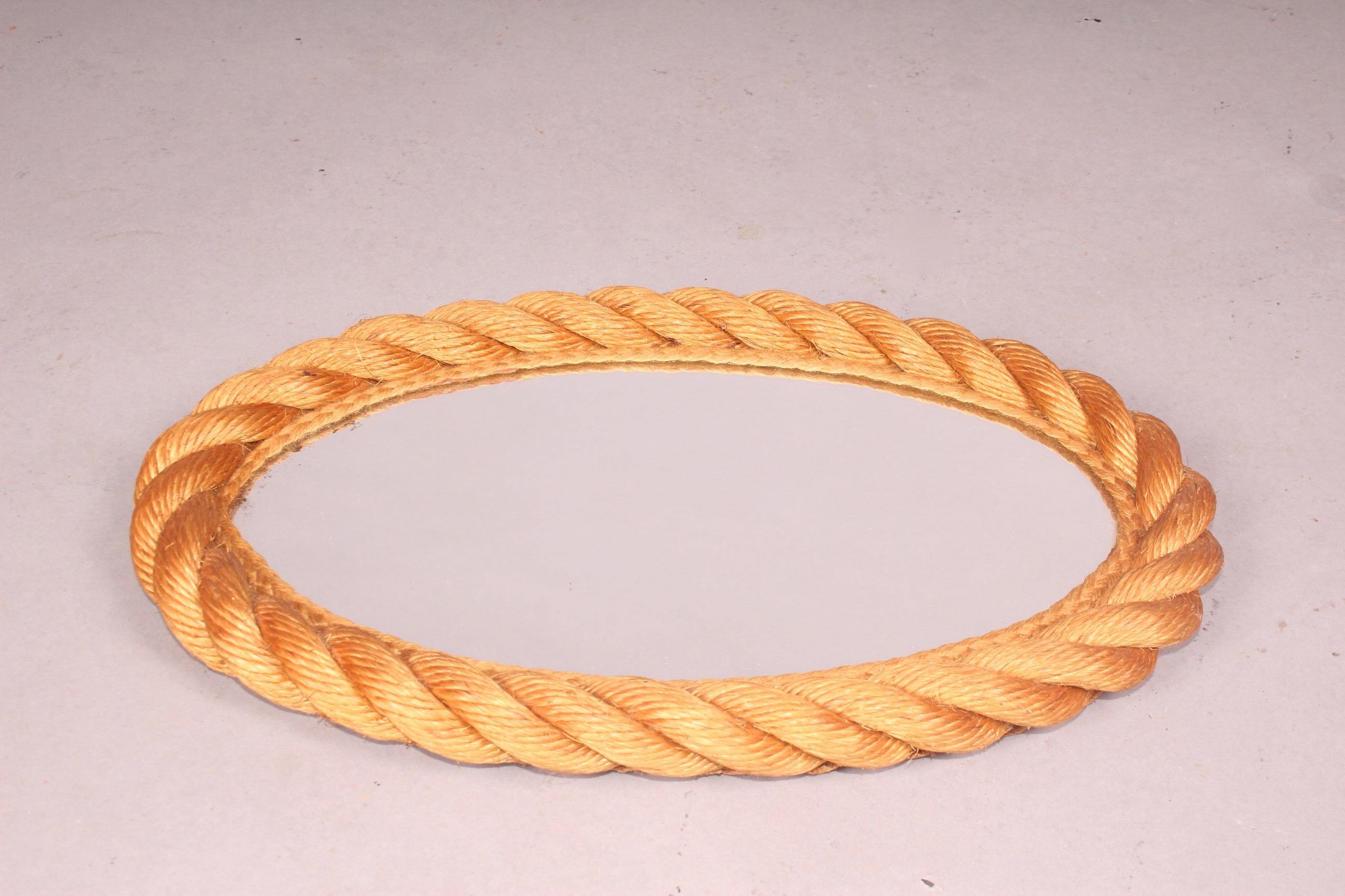 Rope Mirror Audoux Minet In Good Condition In grand Lancy, CH