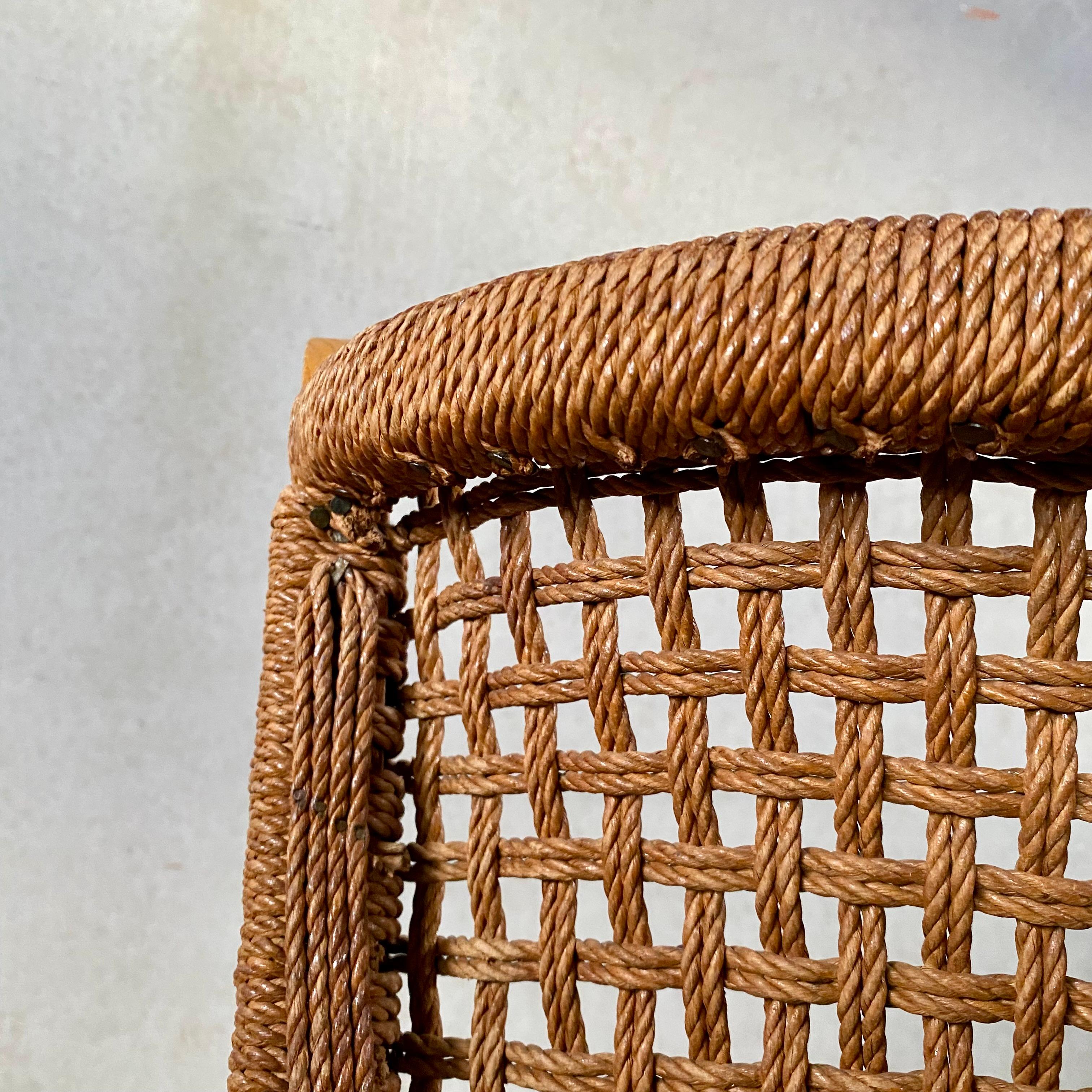 Rope, Oak and Sheepskin Arm Chair by Bas Van Pelt, Netherlands 1940 For Sale 10