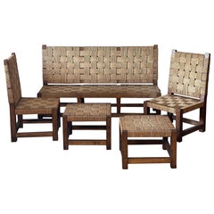 Wood Living Room Sets