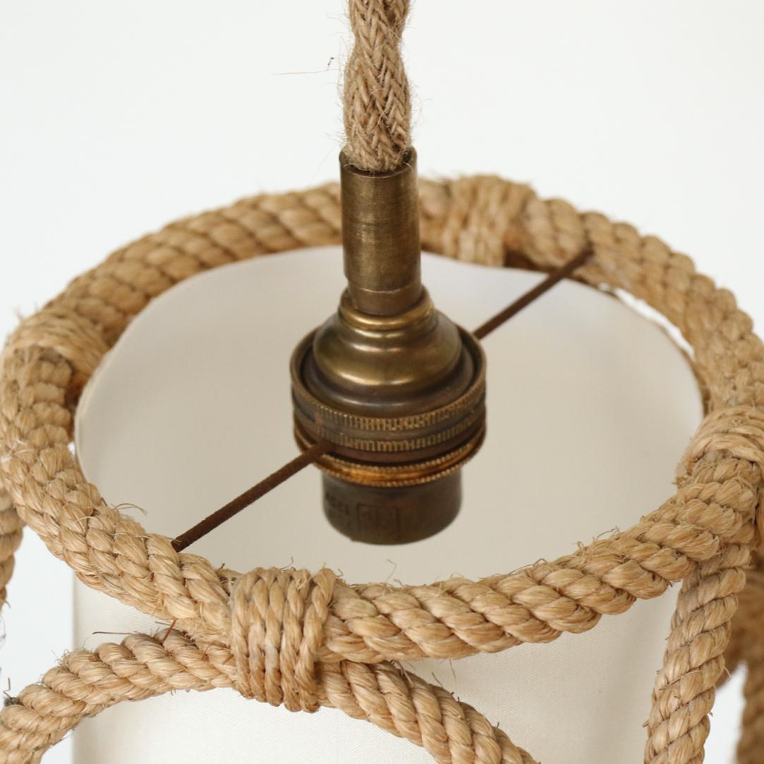 Silk Rope Pendant Light by Audoux-Minet