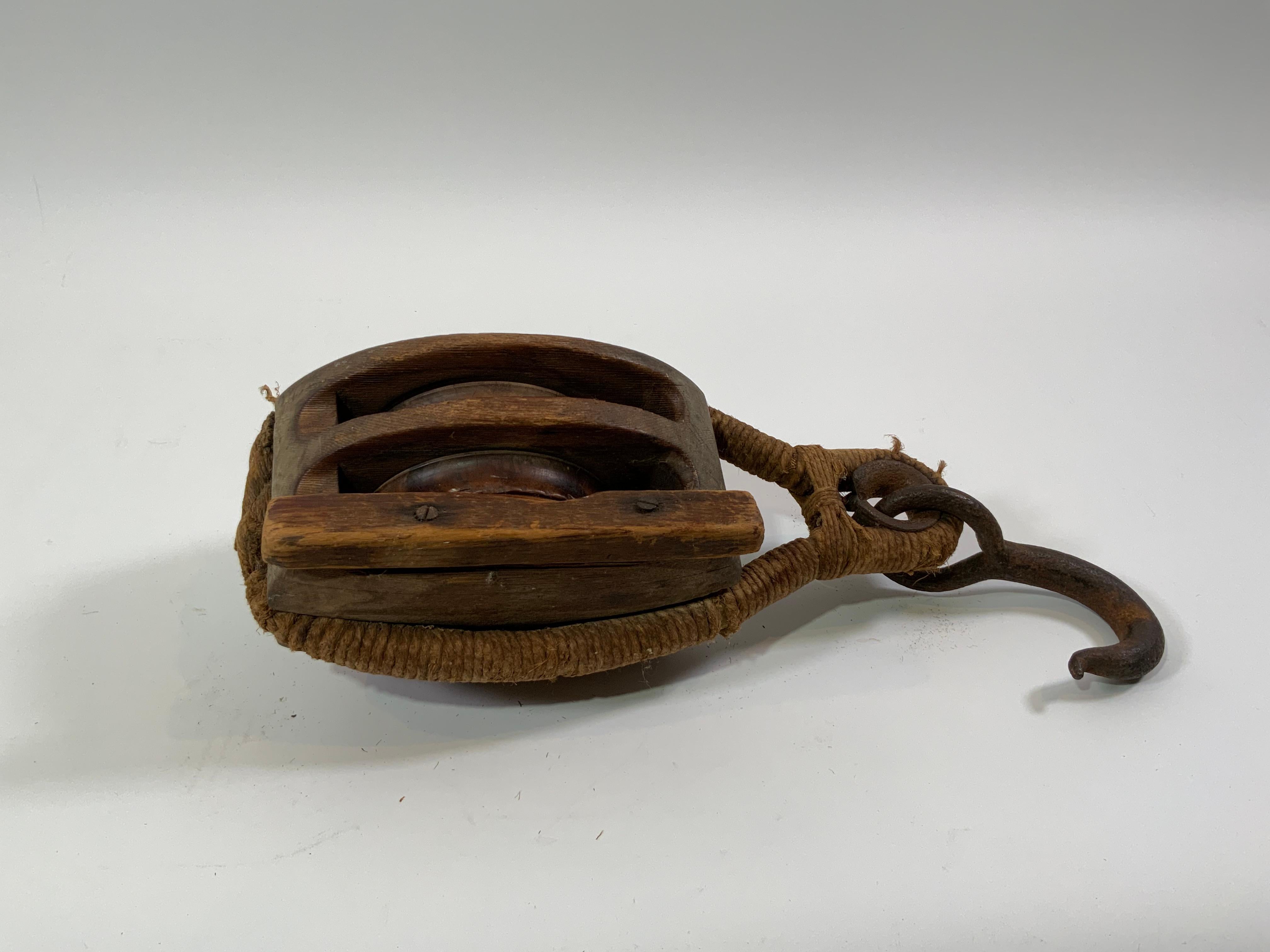 Late 19th Century Rope Pulley