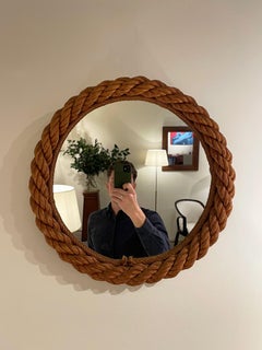 Rope Round Mirror by Audoux-Minet