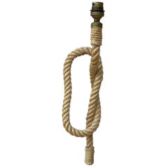 Used Rope Sconce Audoux Minet, circa 1960