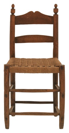Rope Seat Ladderback Dining Chair