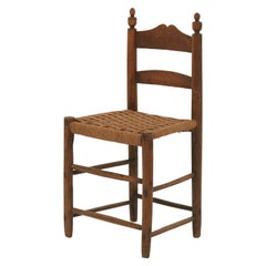 Rope Seat Ladderback Dining Chair