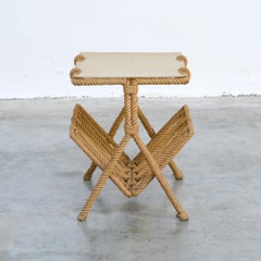 Rope Side Table by Audoux & Minet