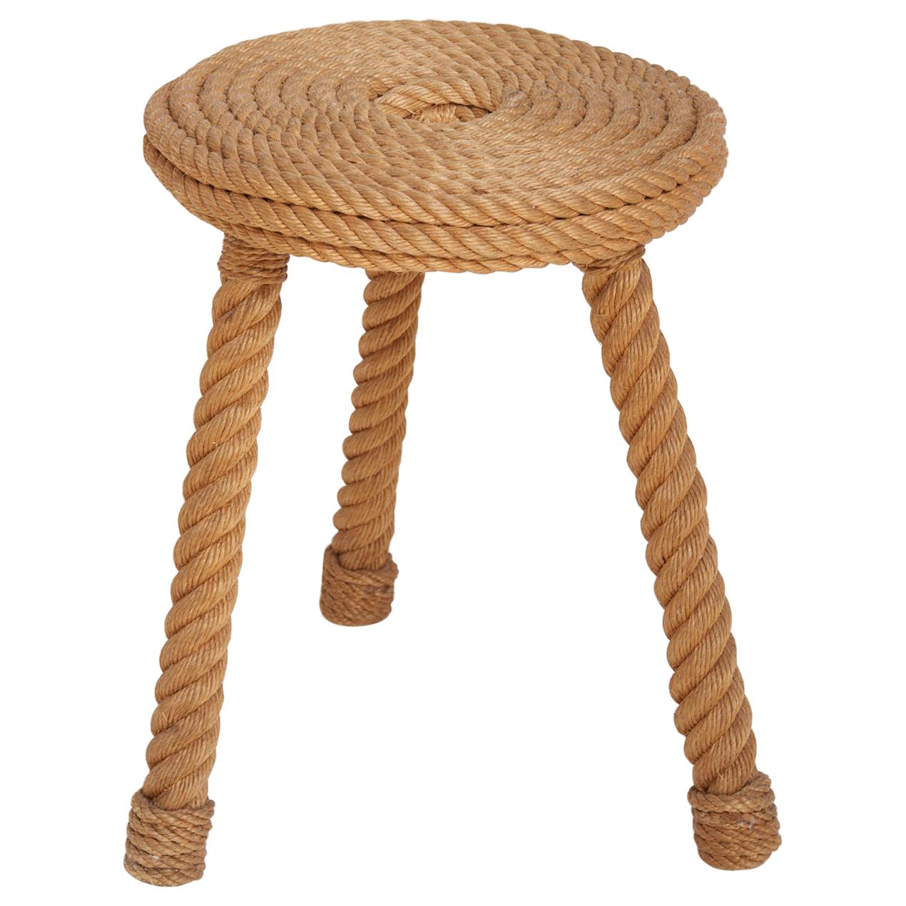 Rope Stool by Audoux-Minet