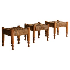 Rope stool by “Audoux-Minet”