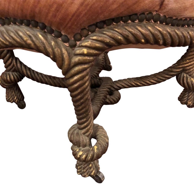 Rope Stool Napoleon III Style, 20th Century at 1stDibs