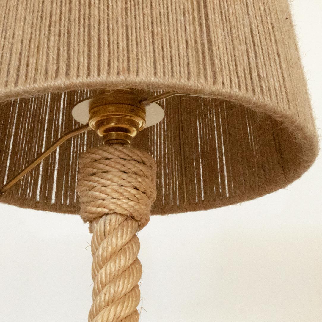 Rope Table Lamp by Audoux-Minet 1