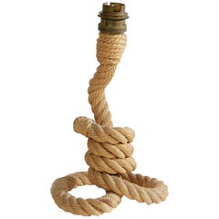 Rope Table Lamp by Audoux Minet