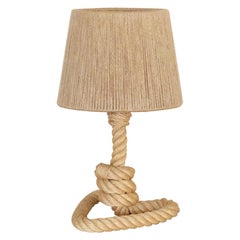 Rope Table Lamp by Audoux-Minet