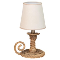 Rope Table Lamp by Audoux-Minet