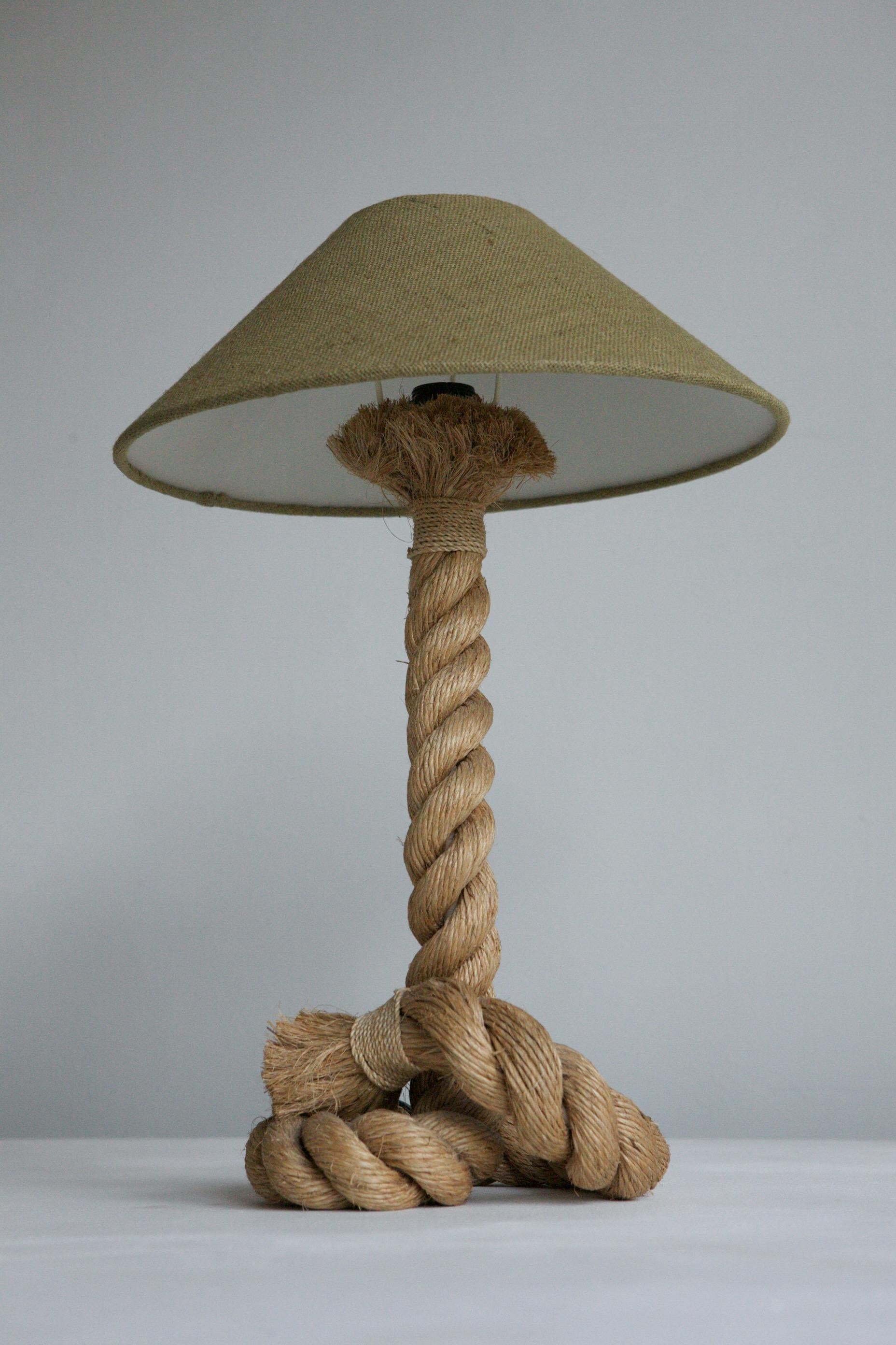 20ième siècle Lampe à poser en corde en vente