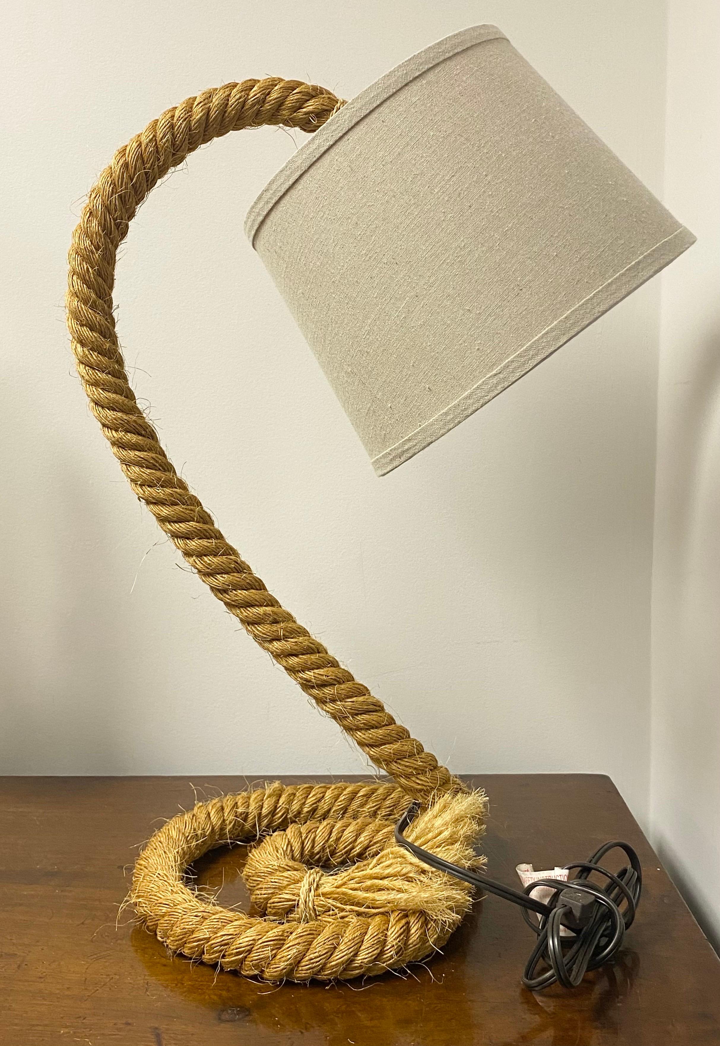 Rope Table Lamp For Sale 3