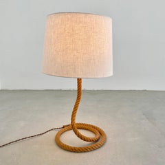 Rope Table Lamp in the Style of Audoux Minet