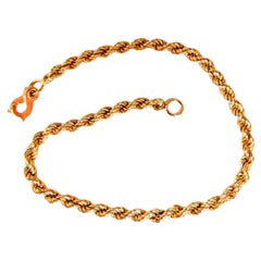 Rope Twist Gold Bracelet 4 Grams