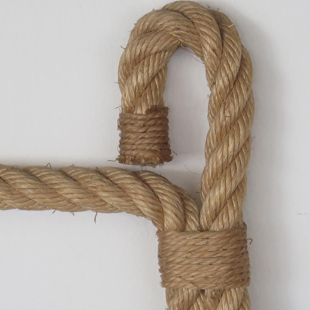 20th Century Rope Wall Hook by Audoux and Minet