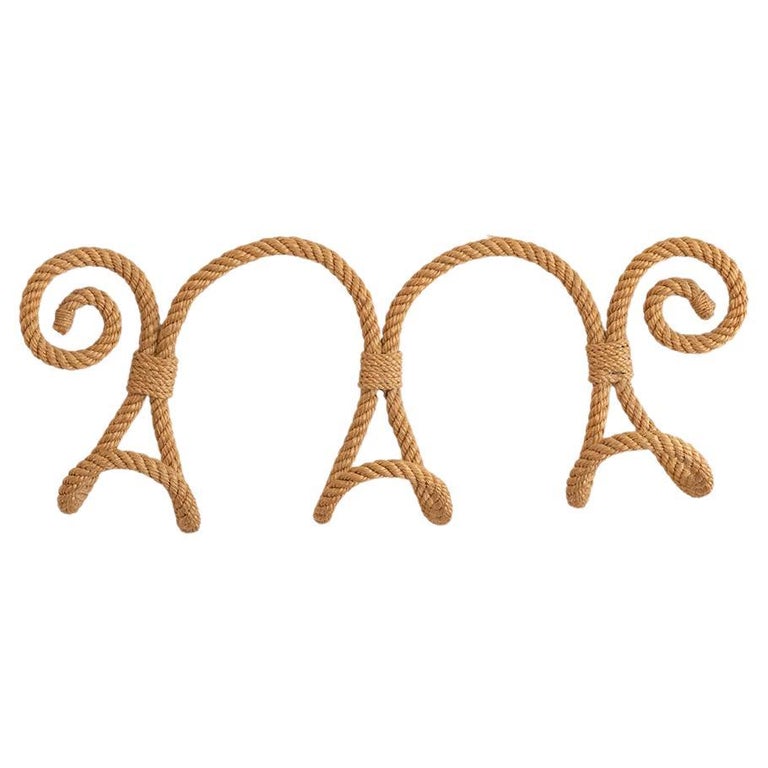 Rope Wall Hook by Audoux and at 1stDibs