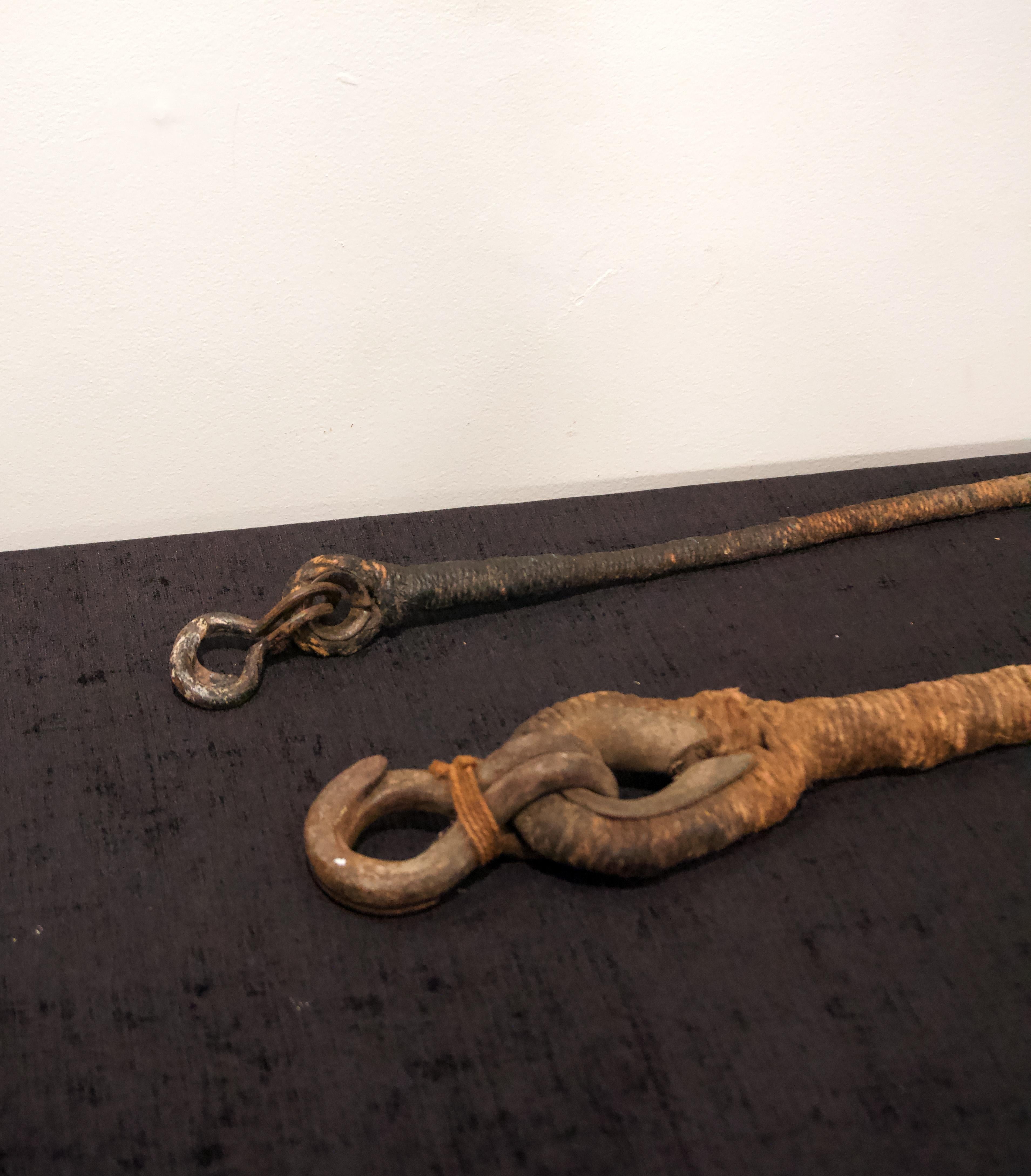 Américain Ropes et bâtonnets pour récipient en noyer du 19ème siècle en vente