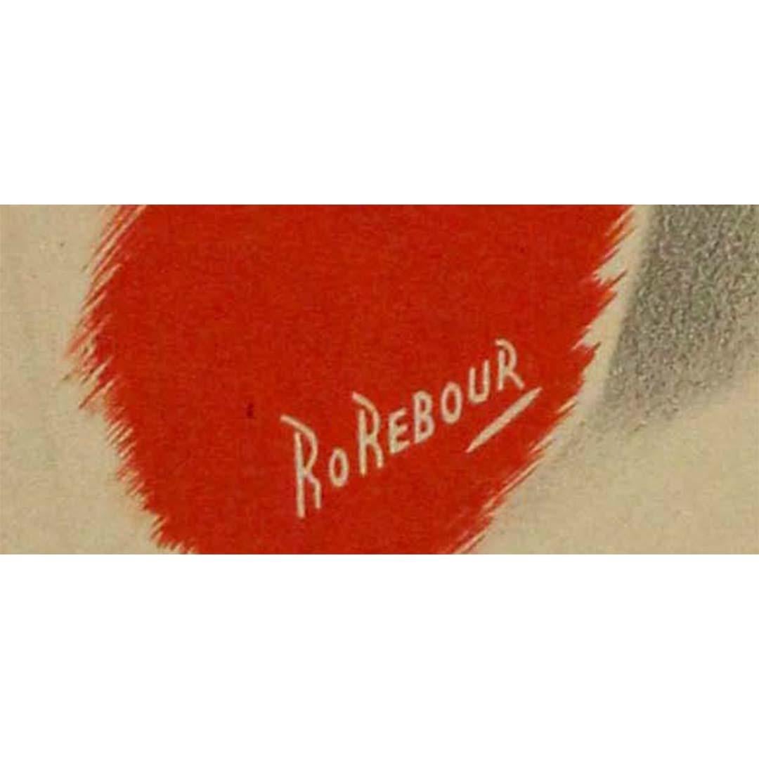 CIRCA 1930 Originalplakat von Rorebour - Ligue Maritime et Coloniale Française  im Angebot 2