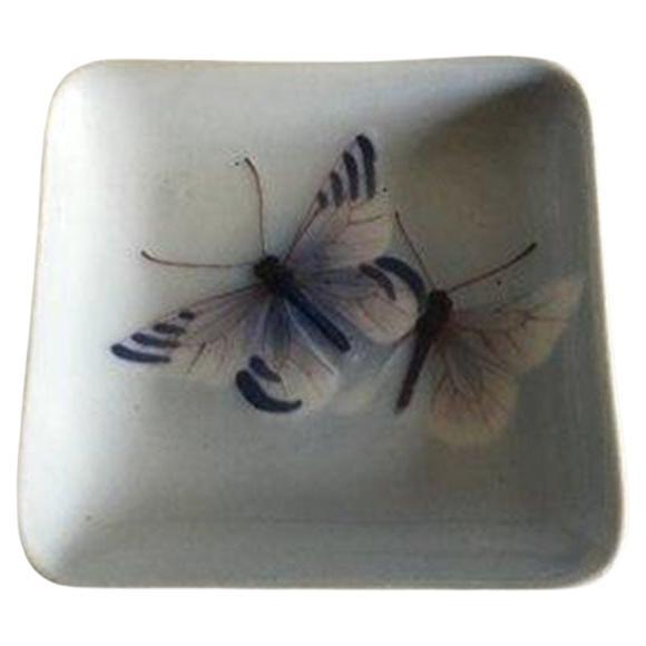 Rorstrand Art Nouveau Dish with Butterflies For Sale