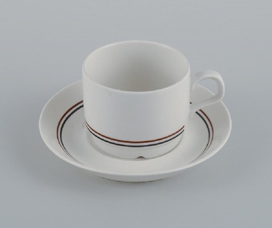 Servicio de café Rörstrand para cuatro personas, diseño sueco, años 60 Escandinavo moderno en venta