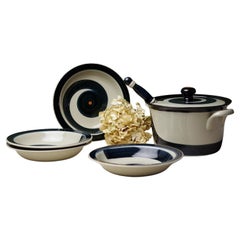 Rörstrand, Glunt, Soup Turin & Soup Plates & Ladle, 1960s