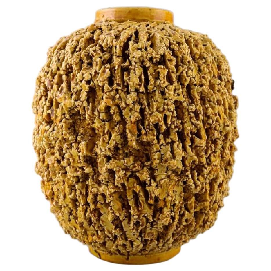 Rorstrand Gunnar Nylund "Chamotte" Vase, Known as the "Hedgehog Vase"