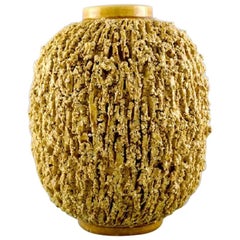 Rörstrand / Rorstrand Gunnar Nylund "Chamotte" Vase, "Hedgehog Vase"