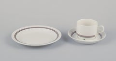 Rörstrand, Sweden. Coffee service in glazed porcelain, 1960s