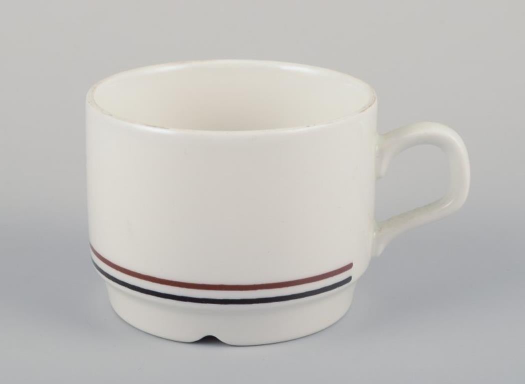 Vernissé Rörstrand, Suède. Service à café en porcelaine émaillée, années 1960 en vente