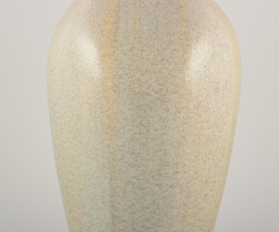 Rörstrand, Sweden. Colossal faience vase. Approx. 1920s In Good Condition For Sale In Copenhagen, DK