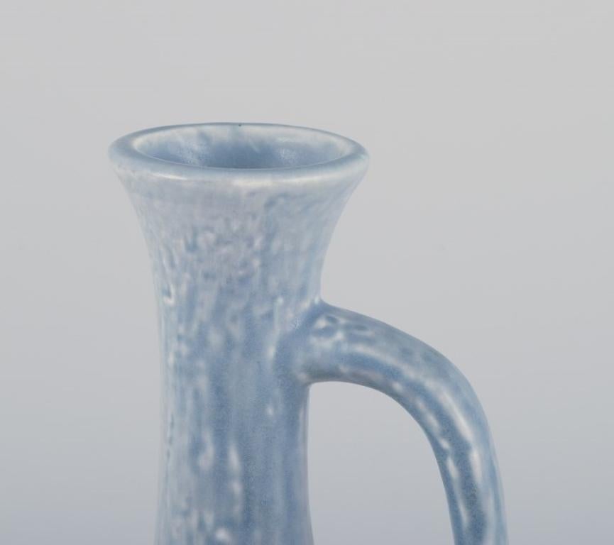Rörstrand, Sweden. Large pitcher/vase and a smaller vase in ceramic. In Excellent Condition For Sale In Copenhagen, DK