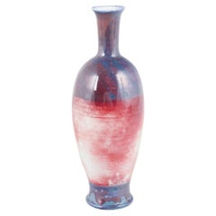Rörstrand, Sweden. Unique porcelain vase with trial glaze, 1985.