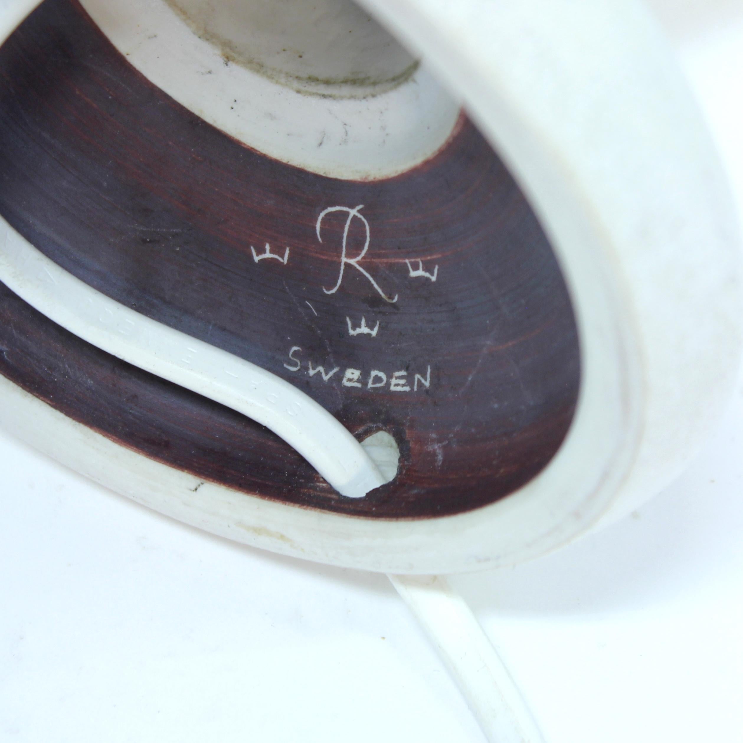 Rörstrand, Swedish stoneware table lamp, 1950s For Sale 4