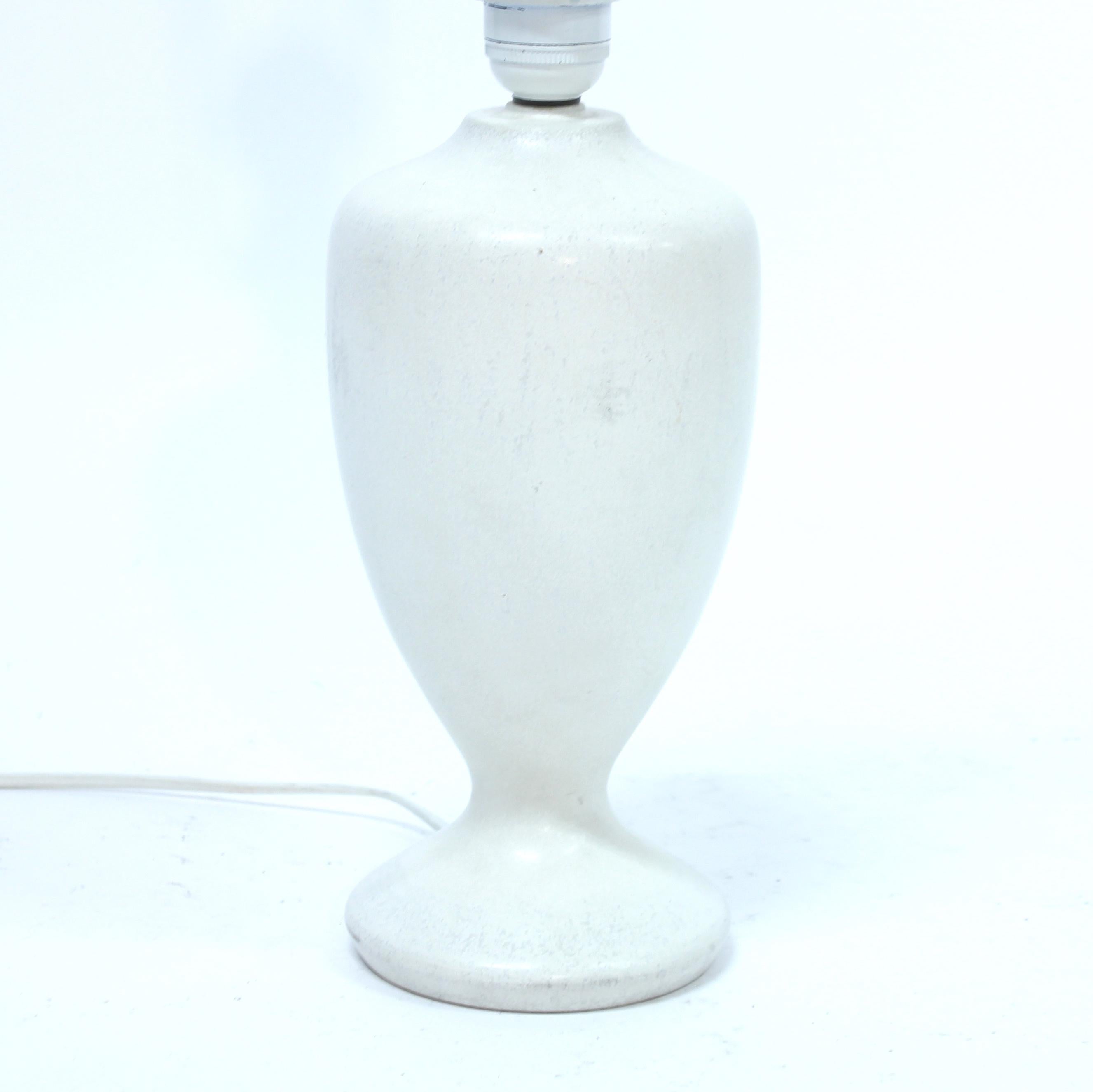 Rörstrand, Swedish stoneware table lamp, 1950s For Sale 1