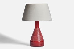 Rörstrand, Table Lamp, Stoneware, Sweden, 1960s