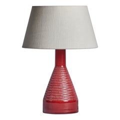 Rörstrand, Table Lamp, Stoneware, Sweden, 1960s