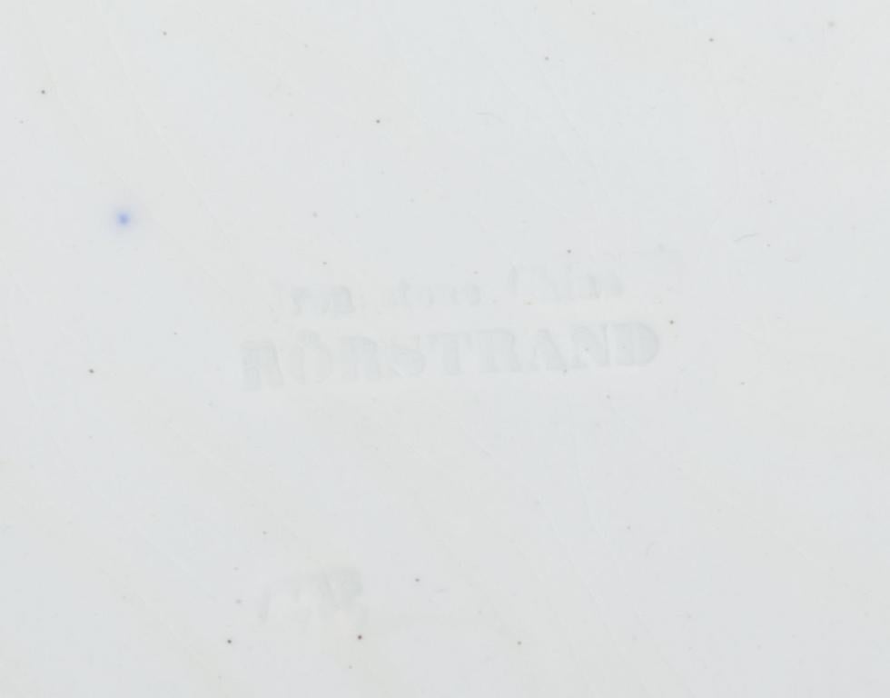 Rörstrand, deux plats ovales en faïence 