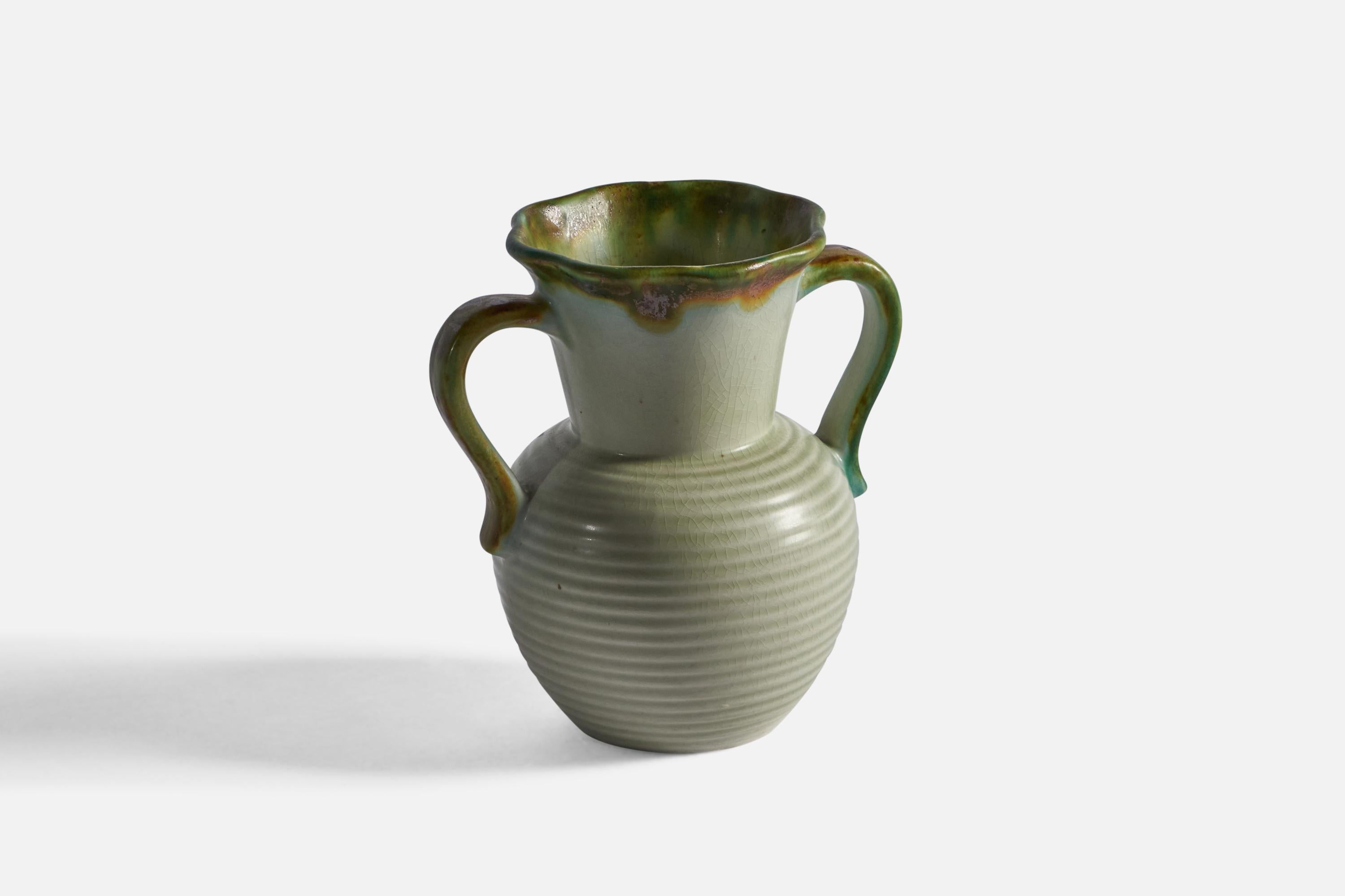 Scandinavian Modern Rörstrand, Vase, Stoneware, Sweden, 1930s For Sale