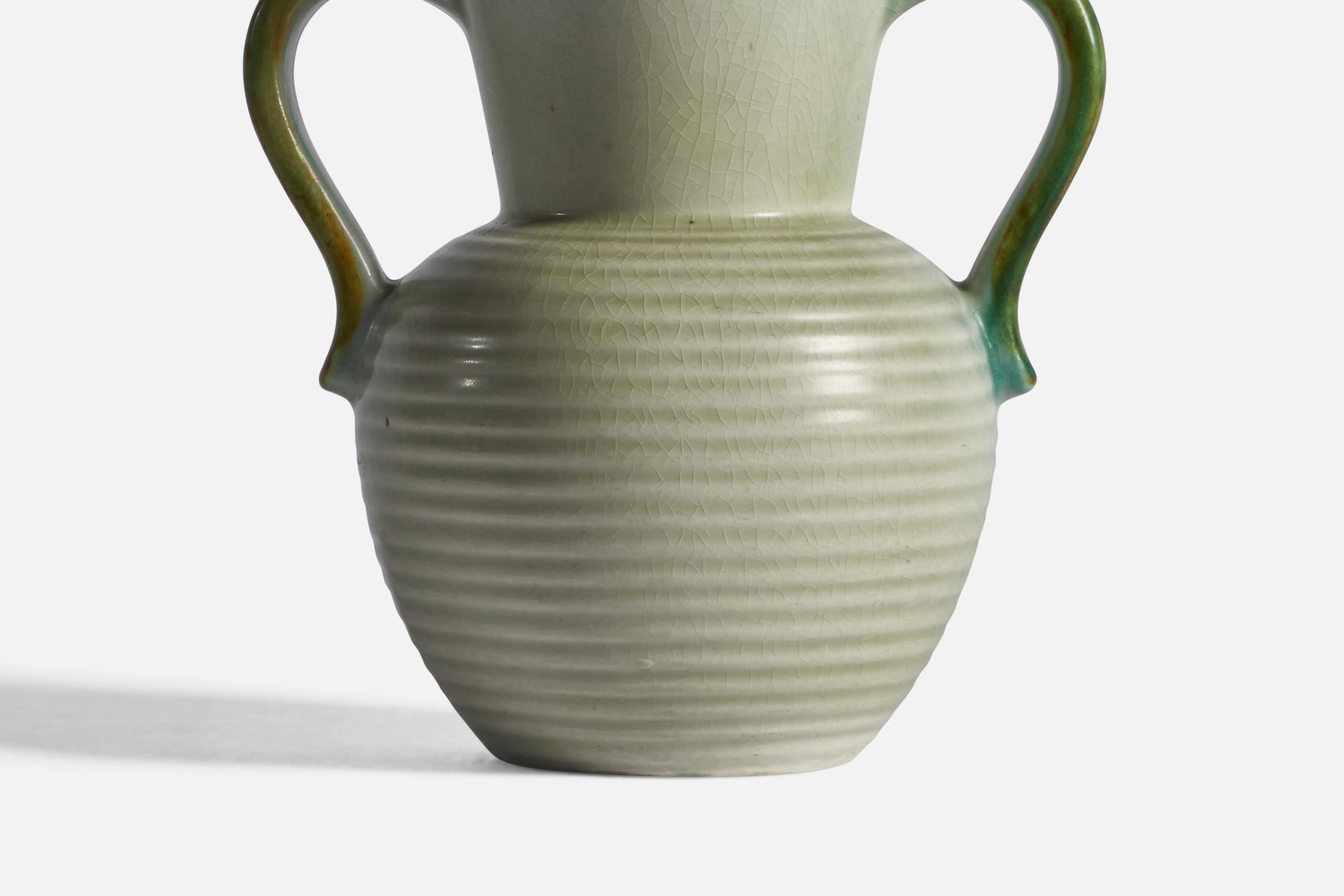 Rörstrand, Vase, Stoneware, Sweden, 1930s In Good Condition For Sale In High Point, NC
