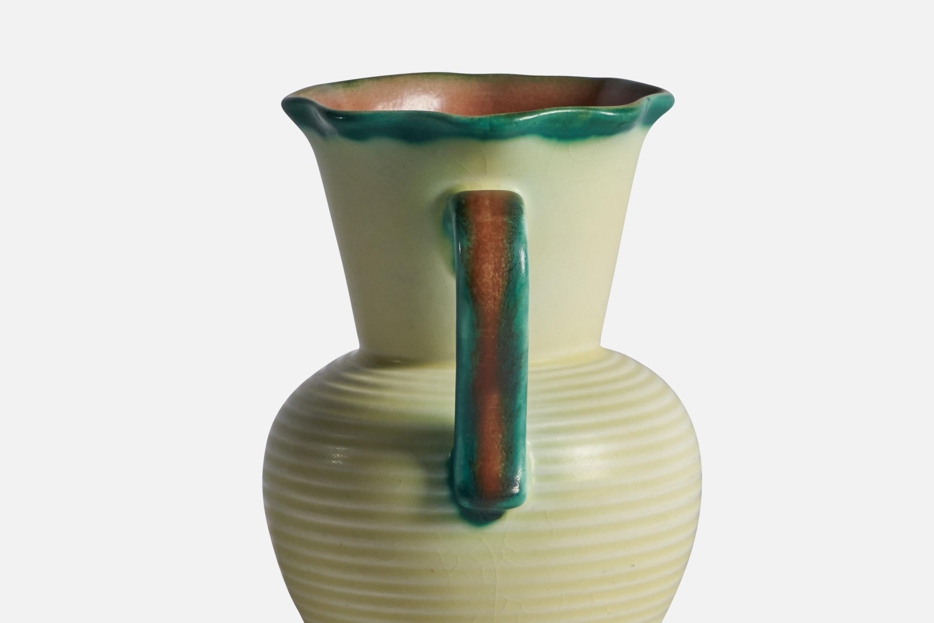 Mid-20th Century Rörstrand, Vase, Stoneware, Sweden, 1940s For Sale