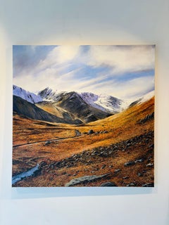 Deepdale - original realism oil painting- contemporary landscape artwork