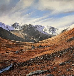 Deepdale - original realism oil painting- contemporary landscape artwork