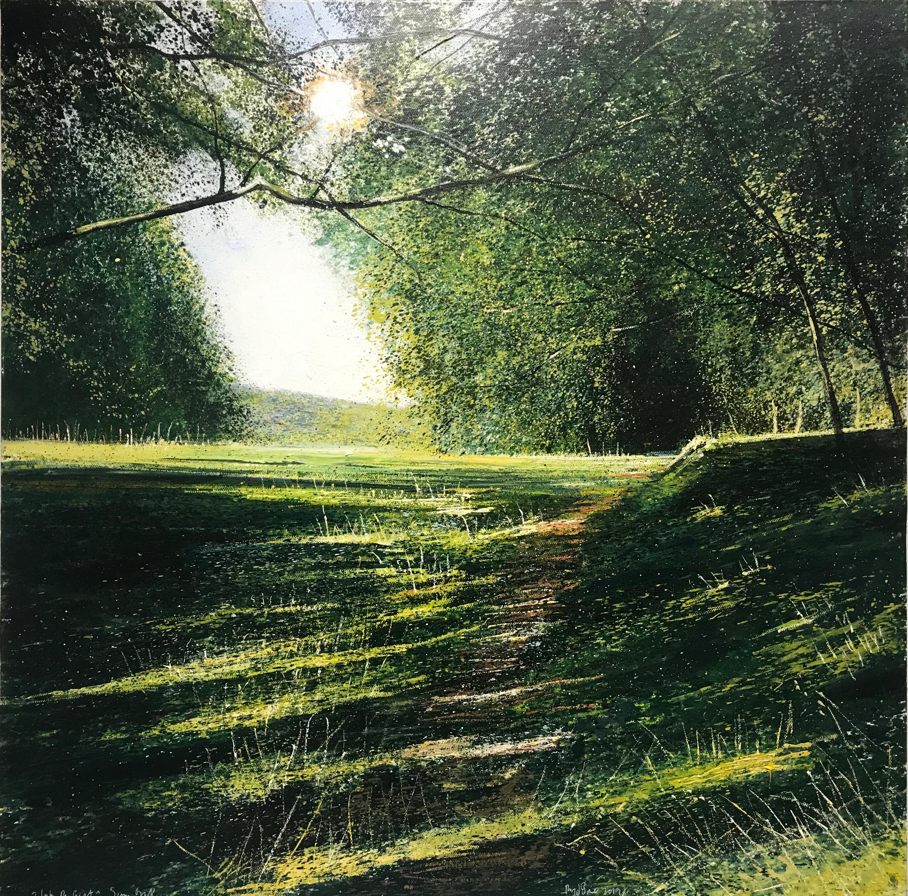 Light and Shadows - original landscape painting Contemporary Art- 21st Century - Painting by Rory J. Browne