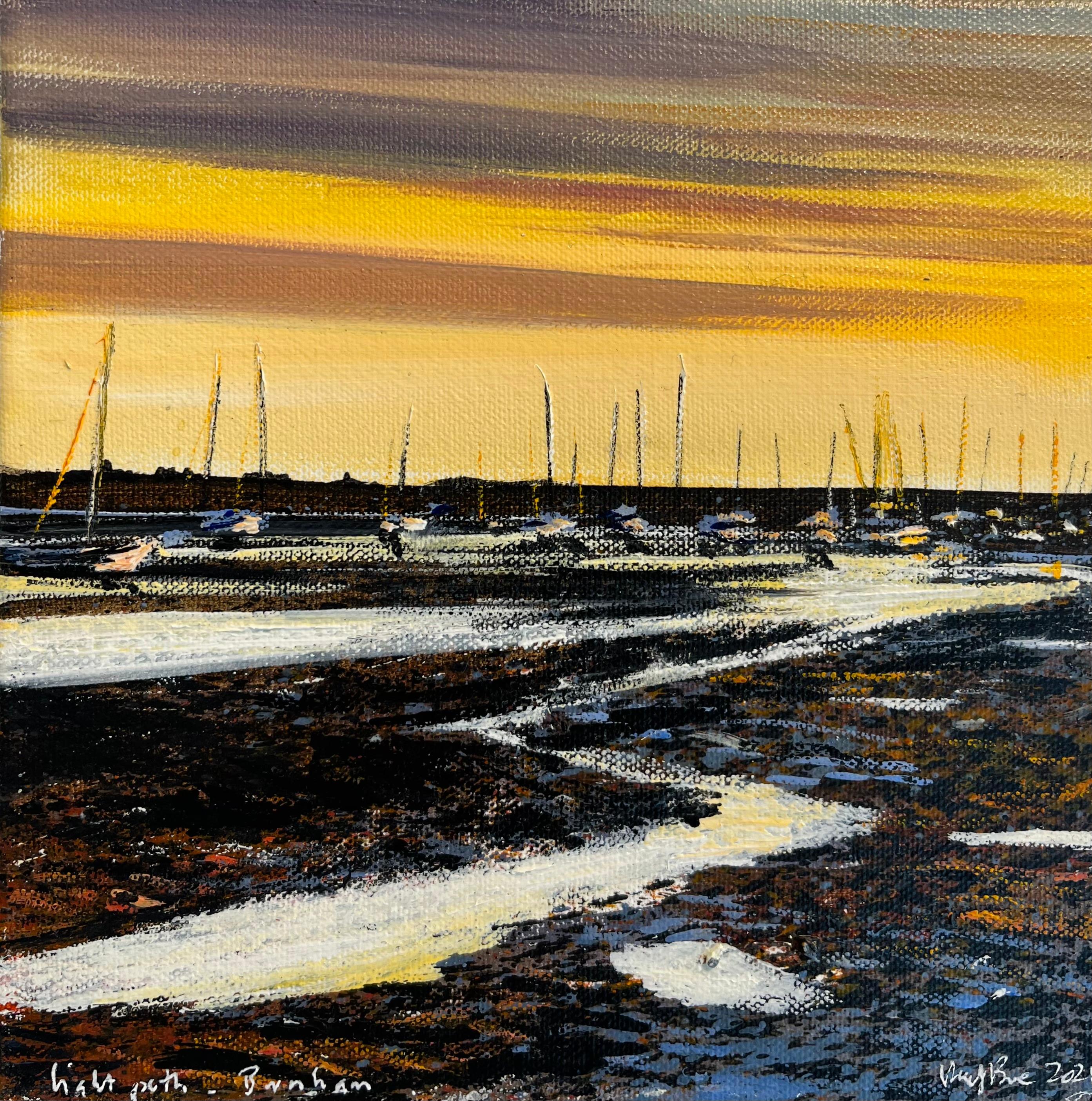 Rory J. Browne - Tarn How Lily Pads original landscape painting at 1stDibs