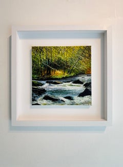 Living Waters: Original Impressionist Landscape Oil Painting on Canvas