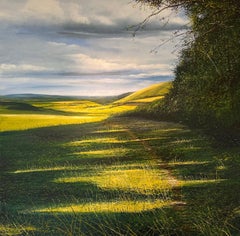 Memories - landscape painting, original British woodland realism