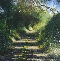 Path & Shadows  original landscape painting